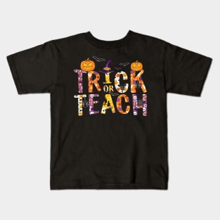 Trick or Teach Kids T-Shirt